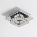 Miniatyrbilde 1 av 5: Krystall taklampe, taklampe i rustfritt stål, 12W LED taklampe