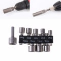Miniatyrbilde 2 av 5: 9-delt 5-13mm imperialt socket-borsett med slagmutter for