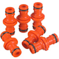 Miniatyrbillede 5 af 5: 6 stk. dobbelt haneslangekoblinger Slangefittings til samling af have