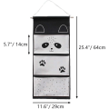 Miniatyrbilde 2 av 5: 1 stk Panda, Svart & Hvit Hengende Oppbevaringspose for Barnerom C