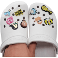 Miniatyrbilde 3 av 5: Shoe Charms, for sko, DIY Croc Charms, Cute Charm Pins, Birthda