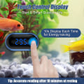 Miniatyrbilde 3 av 5: Akvarie Termometer, LED Touch Screen Digital Vann Termometer,