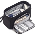 Miniatyrbillede 1 af 5: Pencil Case Stor Kapacitet Blyantpose Håndholdt Pen Pose Kosmetik