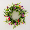 Miniatyrbillede 2 af 4: 45 cm blomsterkrans til hoveddør, hjem, vindue, væg, bryllup, p