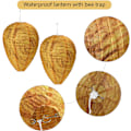 Miniatyrbillede 5 af 5: Hvepsebo-lokkemad, 4 stk. hængende falske hvepsebo Naturlige falske hvepsebo