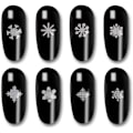 Miniatyrbild 2 av 5: 3 lådor 3D snöflinga nagelglitter paljetter jul nagelglitter