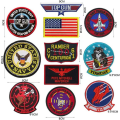Miniatyrbild 2 av 5: Maverick American American Flag Iron-on Sew-On Patches (11-pack)