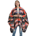 Miniatyrbillede 5 af 5: Orange Dame Sjal Stødende Geometrisk Split Fashion Varm Sjal O