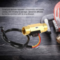 Miniatyrbilde 5 av 5: Vannstrømsensor Strømmåler Væskestrømmåler Vannstrømbryter 60mm G