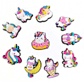 Pikkukuva 5 / 5: 10 söpöä sarjakuvaa Unicorn-sarjan Crocs-kengät kukkakoristelu