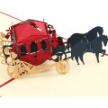 Miniatyrbillede 2 af 3: 3D-kort Pop-up-kort Retro-bil Perfekte håndlavede gaver til de fleste til bryllupsfest, kærlighedsjubilæer og jul