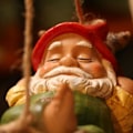 Miniatyrbillede 4 af 5: Havehavegnom, udendørs havefigur, havepynt, vandtæt