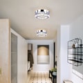 Miniatyrbillede 3 af 5: LED-loftslampe, 16W krystal lysekrone, moderne loftslampe