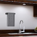 Miniatyrbillede 3 af 3: Håndklædeholder Håndklædestang, 304 Rustfrit stål håndklædestang Toilet tilbehør Badeværelser (uden boring, sort)
