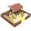 Miniatyrbillede 2 af 5: Kyllingehus Byggeklodser Sæt, Kyllingehus, 118 Dele Playse