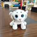 Miniatyrbilde 4 av 5: Beanie Babies - Tundra The Tiger Soft Toy 20cm
