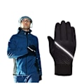 Miniatyrbillede 2 af 5: 1 par XL vintervarme touch screen handsker, sportscykelhandsker,