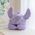 Pikkukuva 5 / 5: Violetti matkan muotoinen niskatyyny, matkatyyny hupulla, lento