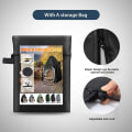 Miniatyrbild 5 av 5: Patio Hängande Äggstolsskydd Utomhus Rotting Wicker Gungstol D