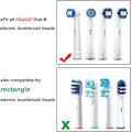 Pikkukuva 3 / 4: 20 kpl läpinäkyvää Oral B -hammasharjan päänsuojusta, sähköhammasharja C