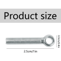 Miniatyrbilde 2 av 5: 20 stk M5, sølv, rustfritt stål øyebolt - svingbolt, ind