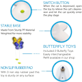Miniatyrbillede 3 af 4: Interaktiv Flutter Bug Cat Butterfly Legetøj med to udskiftninger A