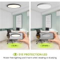 Miniatyrbilde 4 av 5: LED-taklampe, OTREN 24W innfelt lampe, vanntett IP44, 4000