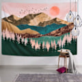 Miniatyrbild 3 av 5: Väggbonader, gobelänger & konstnärlig natur heminredning，150*200CM