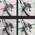 Miniatyrbillede 4 af 5: Aluminiumlegering Skridsikre Cykelpedaler, BMX-pedaler, Cylindriske Fodstøtter