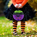 Miniatyrbillede 4 af 5: Halloween Lygte Dekoration, Foldet Papir Hængende Græskarlygte