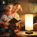 Miniatyrbild 2 av 5: Liten bordslampa för sovrum - Sänglampor för nattduksbord, Mini