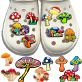 Miniatyrbild 2 av 5: 17 söta färgglada Crocs-tillbehör PVC-mjuklim DIY-skoblommor