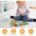 Miniatyrbilde 4 av 5: Dinosaur Jigsaw Puzzle for Kids, 105 Pieces Jigsaw Puzzle with La