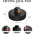 Pikkukuva 5 / 5: Chirano Jack Lift for Tesla Model 3/S/X/Y, 4 aluslevyä ja säilytystilaa