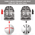 Miniatyrbillede 4 af 4: 2 stk. Golfbold Linje Liner Tegning Markering Justering Putting T