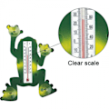 Miniatyrbild 3 av 5: Sugkoppstermometer för inomhus- och utomhusbruk med tecknad groda
