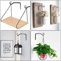 Miniatyrbilde 5 av 5: 4 stk store hagekonsoller for hengende kurver, solcellelamper, lam