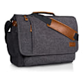 Miniatyrbilde 1 av 5: 17-17,3 tommers bærbar PC Messenger Bag for menn og kvinner, vannavstøtende