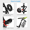 Miniatyrbillede 5 af 5: Cykel MTB Aluminiumlegering Flaskeholder Adapter Montering, Nem at installere