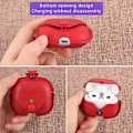 Miniatyrbilde 4 av 5: AirPods 3 3rd Generation Case Cover 2021 Skinn med nøkkelring, S