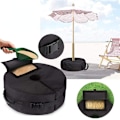 Miniatyrbillede 1 af 5: Patio Udendørs Paraply Base Vægtpose Vejrbestandig Parasol Umbre
