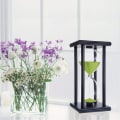 Miniatyrbilde 5 av 5: 60 minutters timeglass timer timeglass skrivebordsdekorasjon kontorinnredning