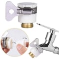 Miniatyrbilde 2 av 5: Universal baderomskran til hageslange adapter, 1/2 tommer og 3/4 tommer