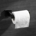 Miniatyrbillede 2 af 5: Sort Toiletpapirholder, Rustfrit Rulleholder i Rustfrit Stål til Badeværelse