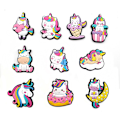 Pikkukuva 1 / 5: 10 söpöä sarjakuvaa Unicorn-sarjan Crocs-kengät kukkakoristelu