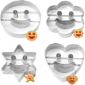 Miniatyrbild 1 av 5: 4 st Cookie Cutter Cookie Cutter Rostfritt Stål Biscuit Form