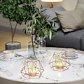 Miniatyrbild 4 av 5: Tealight-hållare, Tealight-hållare, 2 st geometriska Tealight-te