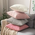 Pikkukuva 5 / 5: 2 kpl 45x45cm ruusukoristeinen samettityynynpäällinen sohva pehmeä