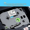Miniatyrbillede 2 af 5: 10 stk. P Touch Label Maker tape erstatning for Brother Tze-231