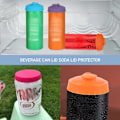 Miniatyrbild 5 av 5: 12 st Slim Can Lids Silikon Dryckesburk Lock Protector för Slim